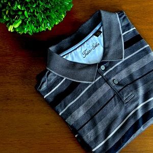 Black and grey polo